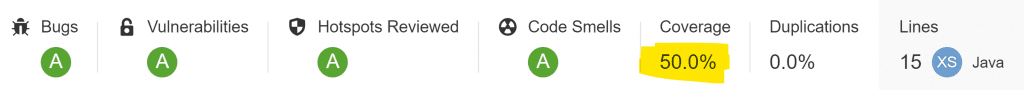 SonarQube code coverage