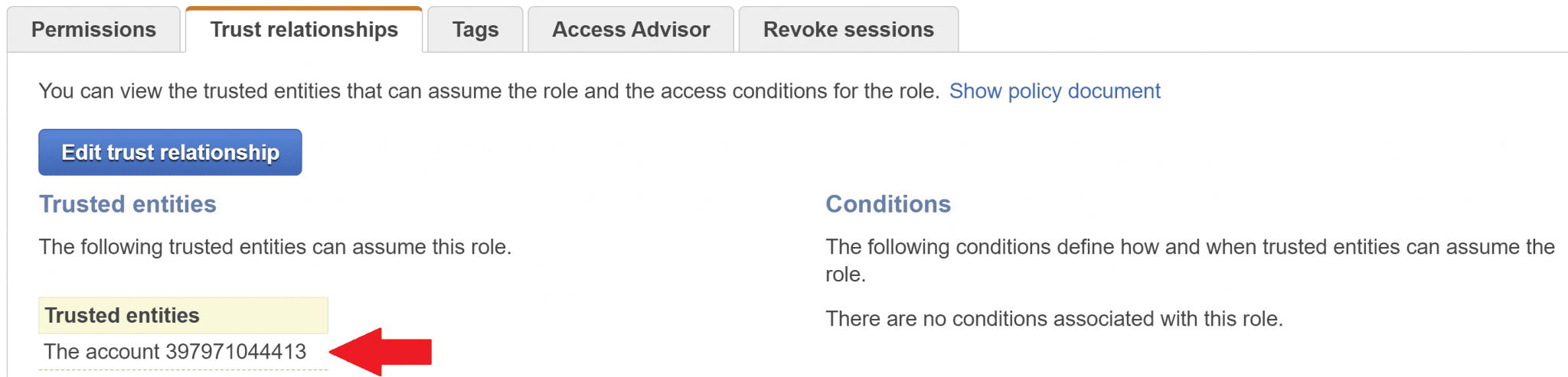 AWS trust relationships